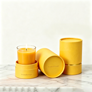 กล่องบรรจุภัณฑ์ทรงกระบอกกระดาษสำหรับขวดน้ำหอมแบบกำหนดเอง - Product Image 4