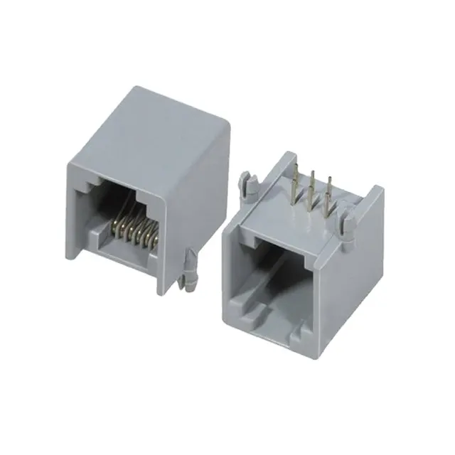 RJ11 4P4C טלפון שקע 4pin נקבה מחברים