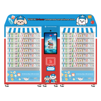 Distributeur automatique intelligent Yunyin à double compartiment avec écran tactile, refroidissement par compresseur et capacité personnalisable