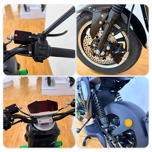 Bicicleta Eléctrica Urbana de Moda de 48V 350W para Adultos, con Neumático de 14 Pulgadas, Freno de Tambor y Cesta, en Venta - Product Image 5