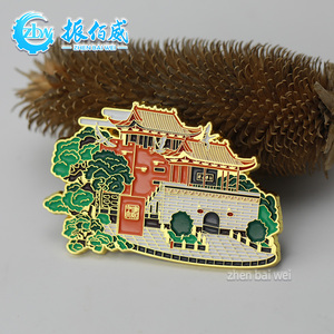 עיר ציון דרך עיר נוף אזור נוף מתכת רך מדבקה מגנטי סגסוגת אבץ מותאם אישית גיגי מגנט סגסוגת אבץ מותאם אישית - Product Image 4