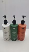 Distributeur mural de savon shampoing après-shampooing en plastique ABS de style moderne pour salle de bain pour hôtel en blanc vert orange