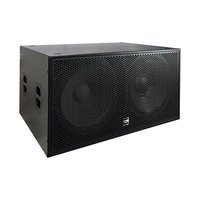 Subwoofer passif extérieur de 18 pouces 1200W pour les écoles, les hôtels, les bâtiments gouvernementaux, les salles multifonctions, les scènes audio