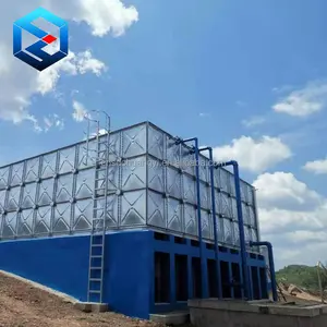 Factory for 2*2*3m Hot Galvanized Bolted Pressed Steel Panel Water Storage Tanks for Civil Defense with High Quality