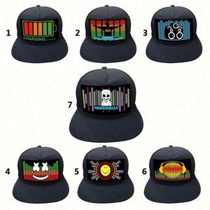 Gorra LED con Diseño de Personajes, Activación por Sonido, Estilo Deportivo, 100% Algodón, Funciona con Batería, Personalizable con Luces Intermitentes para Fiestas - Product Image 6