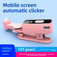 B-03 Appareil de tapotement automatique rechargeable, Clicker intelligent avec batterie intégrée, multifonction, pour des clics rapides et précis