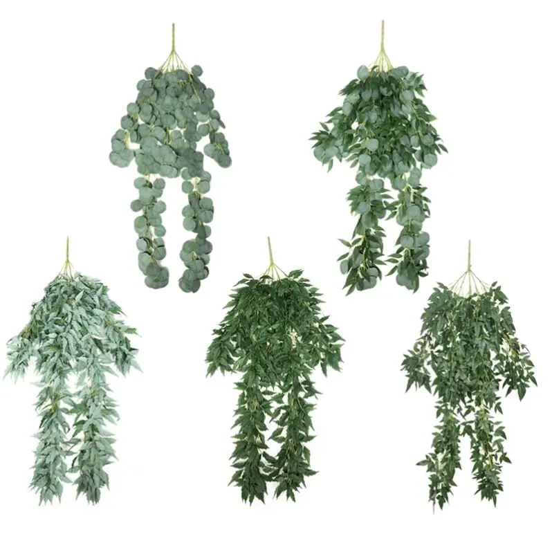Hersteller beliebtesten Topiary billige dauerhafte Landschafts bau künstliche hängende Reben Pflanze für Hausgarten Dekoration