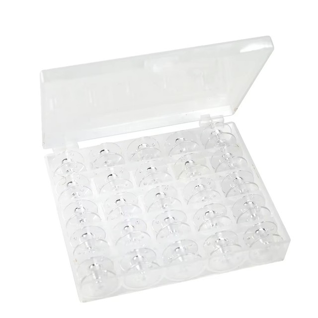 25PCS Sewing Machine Bobbins Spools Empty Bobbins for Home Sewing Machine Accessories Tools