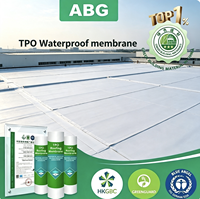 Membrane d'étanchéité TPO pour combler les fissures avec feuille de toiture en polymère élastique pour les mouvements de jointure et les toitures fissurées