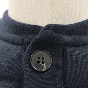 Top Quality Korea Style New Design <strong>Men's</strong> Navy <strong>Knitted</strong> Vest Padded <strong>Waistcoat</strong> Warmer Gilet Could Custom - Product Image 5