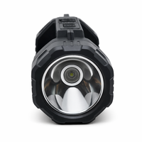 Lampe de recherche solaire rechargeable avec faisceau latéral COB, torche d'urgence portable pour le camping et les réparations