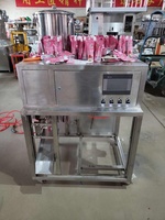 Machine de remplissage et de bouchage de sacs debout à double tête à grande vitesse avancée, remplissage quantitatif automatique