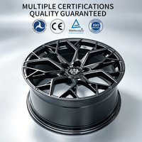 Jantes en alliage d'aluminium Flowtone 18 pouces, design multi-rayons, spécifications 5x114.3 ET 35 CB 73.1 pour Toyota