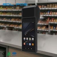 Terminal Inalámbrico con Resolución de 1440 x 720, Impresión Térmica, Dispositivo POS Móvil, Pantalla HD Clara para Caja de Restaurante, Sdlpos