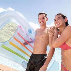 Người lớn và trẻ em <span class=keywords><strong>Inflatable</strong></span> <span class=keywords><strong>PVC</strong></span> nổi nước Lounger nệm không khí để thư giãn trên hồ bơi bãi biển hoặc bên bờ biển - Product Image 4