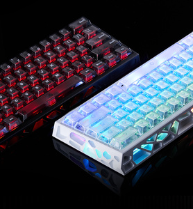 Madlions Mad <span class=keywords><strong>Light</strong></span> 60 Ông Cổ Điển Hollow-out Màu Đỏ Từ Trục Bàn Phím Đầy Đủ Nhôm Bàn Phím Chơi Game - Product Image 2