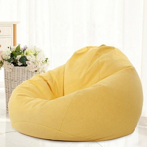Bolsa de granos en forma de gota suave para adultos, sofá grande perezoso, silla sin relleno - Product Image 1