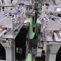 Automatische Kanten-Nähmaschine für Baumwollhandtücher, Horizontales Kontinuierliches Nähen, Automatischer Spulwechsel