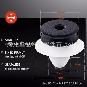 Volvo Car <b>Footrest</b> Side Skirt Trim Clips 30653441 30624192 White Plastic Nylon POMPP For Repair Replacement - Product Image 3