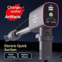 Outil de changement d'eau pour aquarium, nettoyeur d'eau électrique automatique à amorçage automatique, appareil pour nettoyer les excréments, le sable, pompe à eau