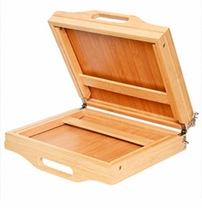 Đa chức năng khay tre lười biếng gấp bảng với đôi xử lý cho bữa ăn tối tấm trong hộ gia đình và phòng ngủ cho cắm trại - Product Image 4