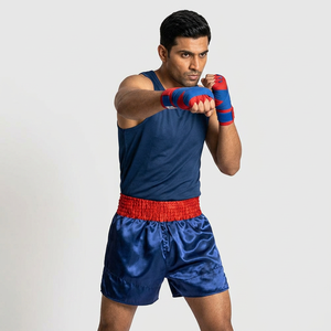 Wholesale Factory Muay Thai Shorts Men's and Women's Breathable Boxing Pants Sports Training MMA Shorts - Product Image 1
