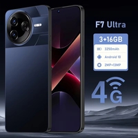 هاتف ذكي F7 Ultra غير مقفل يدعم شبكة الجيل الرابع، معالج رباعي النواة، كاميرا 2 ميجابكسل و13 ميجابكسل، شاشة 6.56 بوصة، بطارية 3250 مللي أمبير، ذاكرة وصول عشوائي 3 جيجابايت، تخزين 16 جيجابايت
