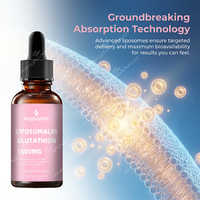 Aeglewell L-glutathion réduit en gouttes liquides, complément blanchissant pour la peau, L-glutathion liposomal en gouttes pour l'éclaircissement de la peau