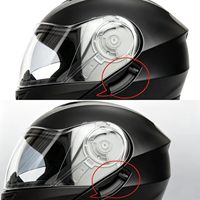 Nouvelle édition de casque modulaire Racing Flip en ABS, à dégagement rapide, bleu, avec motif géométrique, double visière, certifié ECE pour la conduite à moto