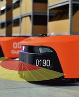 Scanner de sécurité laser TOF 270 degrés, portée de détection 4 m, IP65, pour évitement de collision AGV et protection de zone