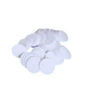 Benutzerdefinierte RFID-Münzkarte 125kHz Kleiner RFID-Tag PVC-Token-Tag für Zugangskontrolle