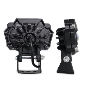 Faro Delantero para Motocicleta con 2 LED, 18W, 2000LM, Forma de Búho, Luz de Conducción 6000K, Blanco/Amarillo, IP67 Impermeable - Product Image 3