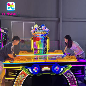 Funspace, nueva máquina de juego de Air Hockey, funciona con monedas, Arcade Sport, mesa de Air Hockey de acrílico de 100mm con <span class=keywords><strong>boletos</strong></span> de lotería - Product Image 6