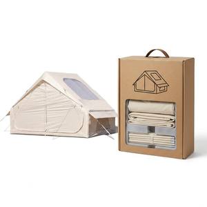 <span class=keywords><strong>Tente</strong></span> gonflable verticale d'extérieur, kaki, grand espace, anti-moustiques, ventilée, avec <span class=keywords><strong>mini</strong></span> auvent latéral - Product Image 4