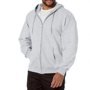 Low MOQ puff print zip hoodie with cotton fleece and puff print Custom Logo for US Streetwear Brands - Product Image 1