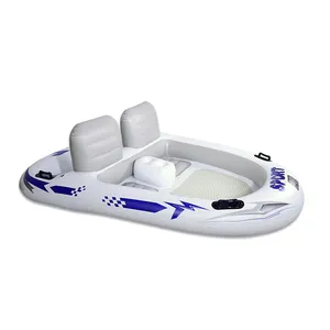 2023 nuovo design gonfiabile fila galleggiante sedia a sdraio piscina galleggiante acqua Lounge isola galleggiante