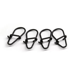 Nuovi accessori per la pesca a forma di zucca in acciaio inossidabile nero opaco giappone pin Lure Hook Connector Duo <span class=keywords><strong>Lock</strong></span> ad alta resistenza scatta - Product Image 5