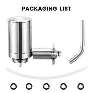Pompe à bière électrique améliorée, distributeur automatique d'air pour bière et vin avec interrupteur à un bouton, pour <span class=keywords><strong>brassage</strong></span> de 2L/3.6L/4L/5L/10L, mini fût - Product Image 6