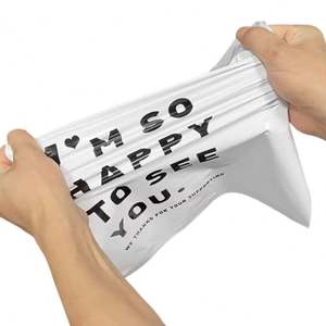 Bolsa de Correo Ecológica Personalizada de Almidón de Maíz, Biodegradable/Impermeable/Resistente a Desgarros/PBAT, Bolsa de Envío Desechable para Envíos/Entregas - Product Image 4