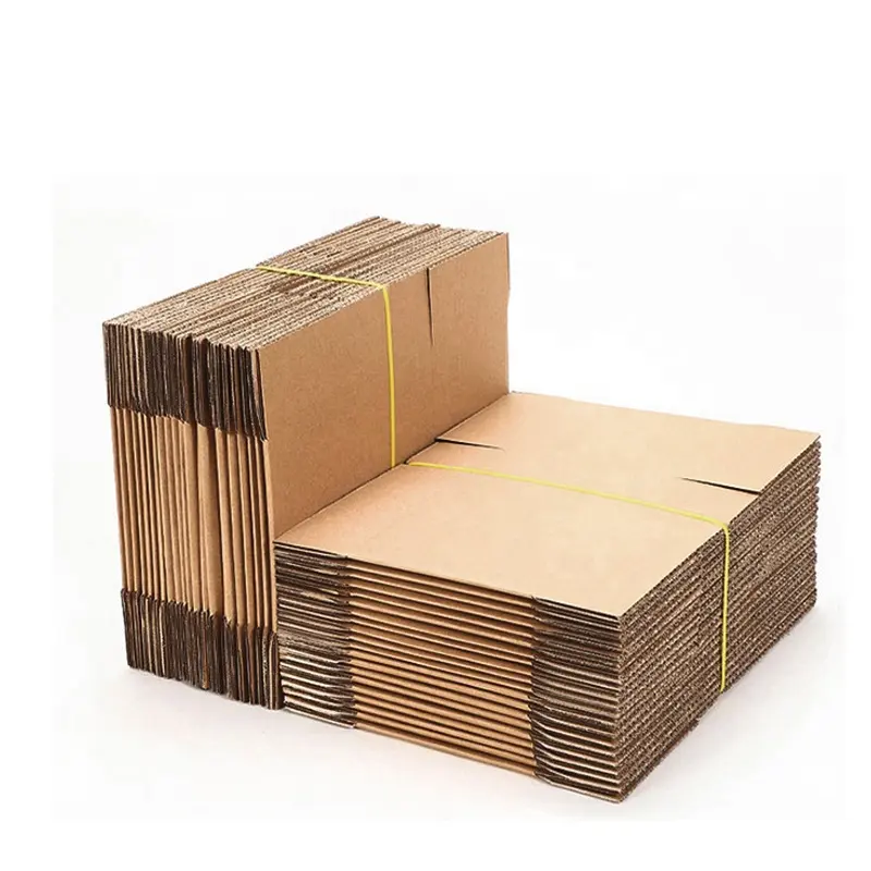 Boîtes de rangement ondulées en Carton, blanches, résistantes, boîtes de rangement pour garde-robe, grandes et petites boîtes, en Stock