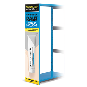 Fami System St Side Wall 600 D X 1000 H Light Grey Ral7035 <b>Stacking</b> Rack <b>Shelf</b> - Product Image 3
