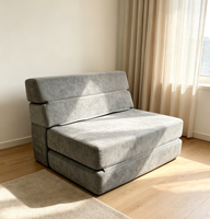 Canapé personnalisable en mousse haute densité 30D compressée, style moderne minimaliste en velours chenille, ensemble de canapés pour salon, idéal pour les petits appartements