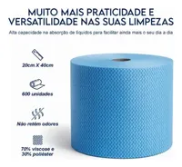 Pano Multiuso Fibra Ultrafina Rolo 240m Perfex 600pano Lingettes de nettoyage non tissées multi-usages pour usage domestique et industriel