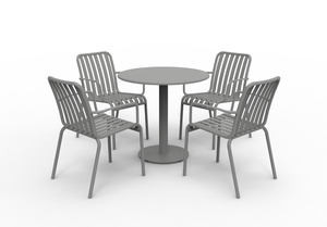 Conjunto de <span class=keywords><strong>Mesa</strong></span> y Sillas de Comedor para Exteriores de Estilo Nórdico, Muebles Cuadrados de Aleación de Aluminio para <span class=keywords><strong>Playa</strong></span>, Cafetería, Tienda de Té con Leche, <span class=keywords><strong>Mesa</strong></span> de Ocio para Exteriores - Product Image 3