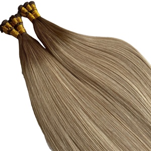 Doris <span class=keywords><strong>Beauty</strong></span> 2025 – Extension di capelli russi biondi caldi con radice naturale, invisibili, di alta qualità 12A, Remy, con trama annodata a mano - Product Image 1