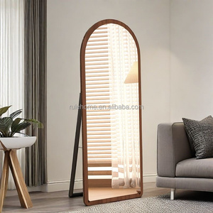 Specchio di struttura in legno con struttura in legno a parete specchio per il corpo intero prezzo - Product Image 4