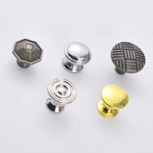 European Style Zinc Alloy <b>Cabinet</b> <b>Knobs</b> Octagonal Antique Bronze Silver <b>Gold</b> Chrome Durable Handle For Furniture - Product Image 1