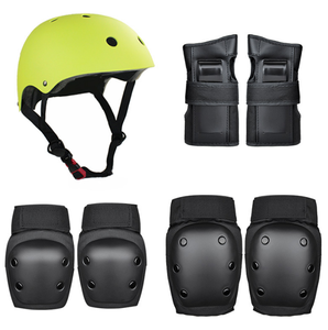 Equipaggiamento protettivo di fabbrica sicurezza sportiva 7 pezzi bambini gomitiere e ginocchiere casco da polso per pattini a rotelle sport da calcio - Product Image 3