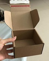 Kotak Kemasan Kertas Karton Kraft Coklat Alami Murah Grosir dengan Logo Kustom Dicetak dan Perekat Zipper