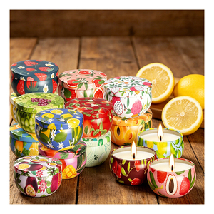 Coffret Cadeau de Bougies de Voyage en Boîte Métallique – Mélange de Soja Aromatique Portable – Promotion Boutique de Fêtes – Sélection de Souvenirs et d'Expositions - Product Image 2